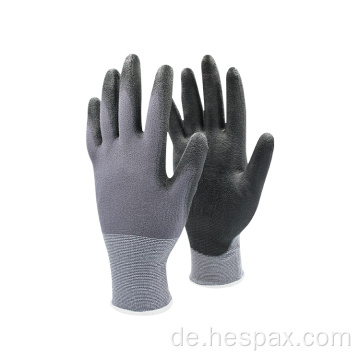 Hesspax anti statische schwarze Nylon -Pu esd -Handschuhe